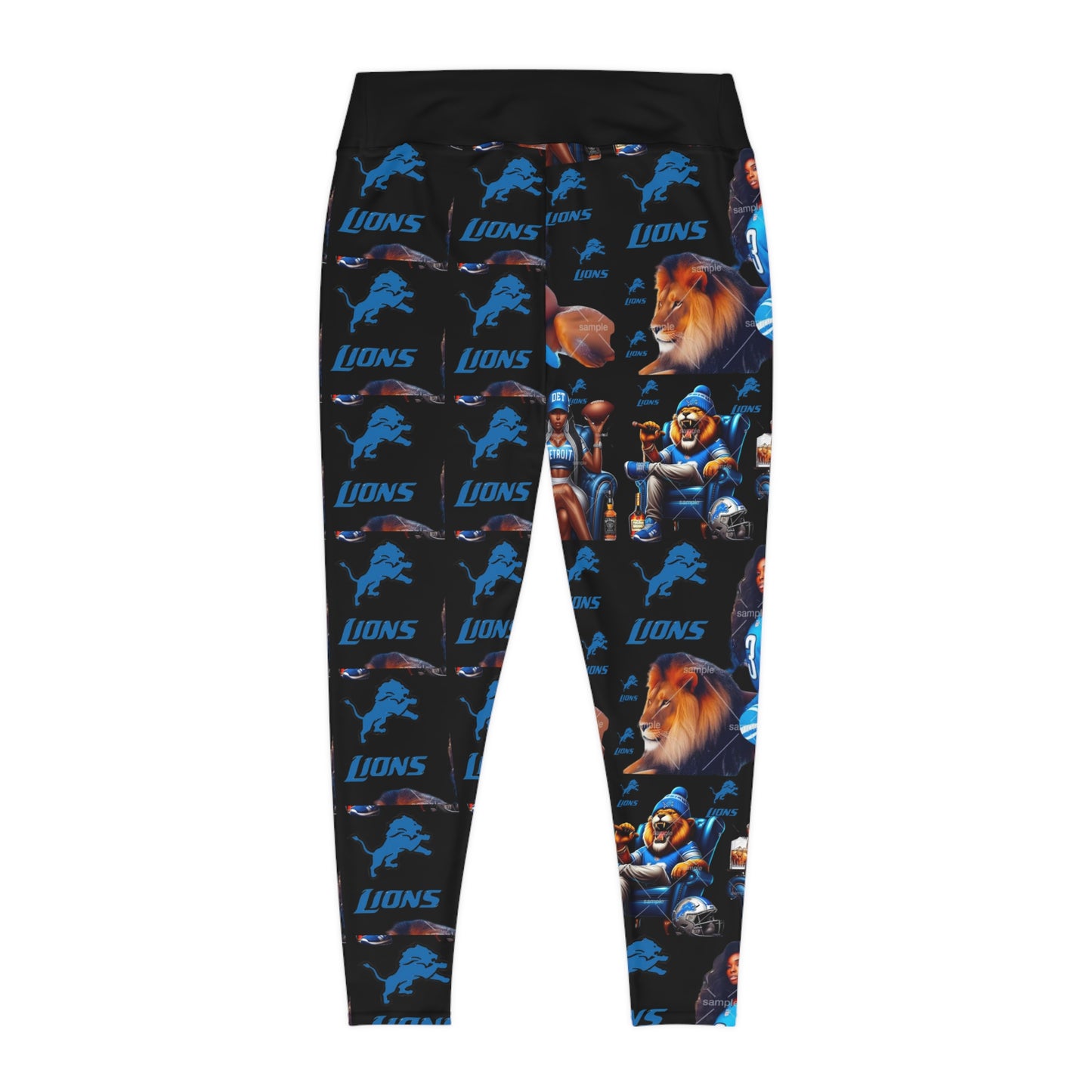 Lions-Plus Size Graphic Leggings - Fun and Comfortable Workout Wear, Casual Lounge Leggings, Gift for Fitness Enthusiasts, Holiday [...]