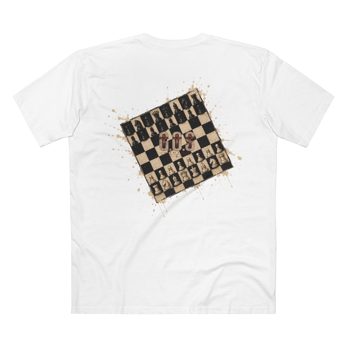 Game of Strategy Chess T-Shirt — Vintage Crossboard Graphic Tee