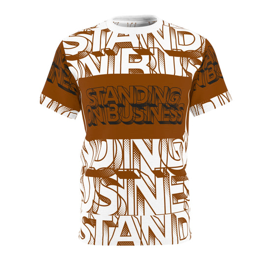Standing on business- tee