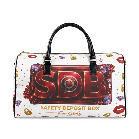 Safety Deposit Box Leather Travel Bag — Women's Weekend Duffel