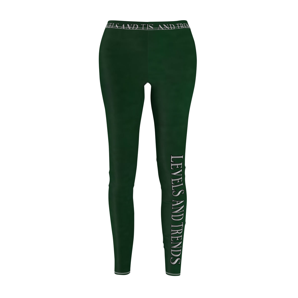 Dark green Levels and Trends Leggings — All-Over Printed Casual Women's Leggings