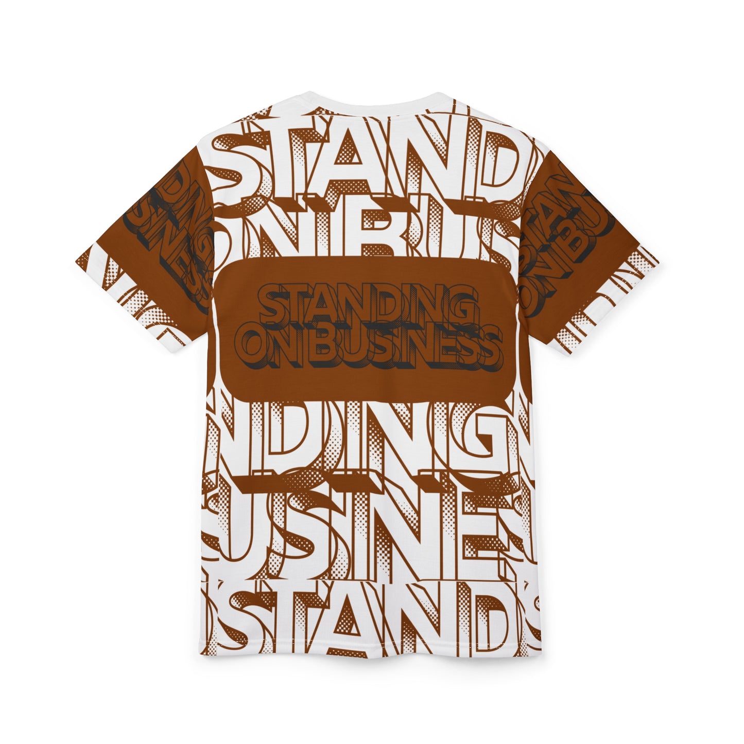 Standing on business- tee