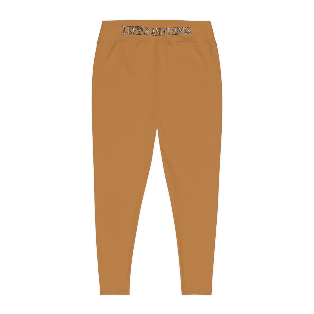 Plus Size Leggings - light brown  'Levels and Trends' All-Over Print