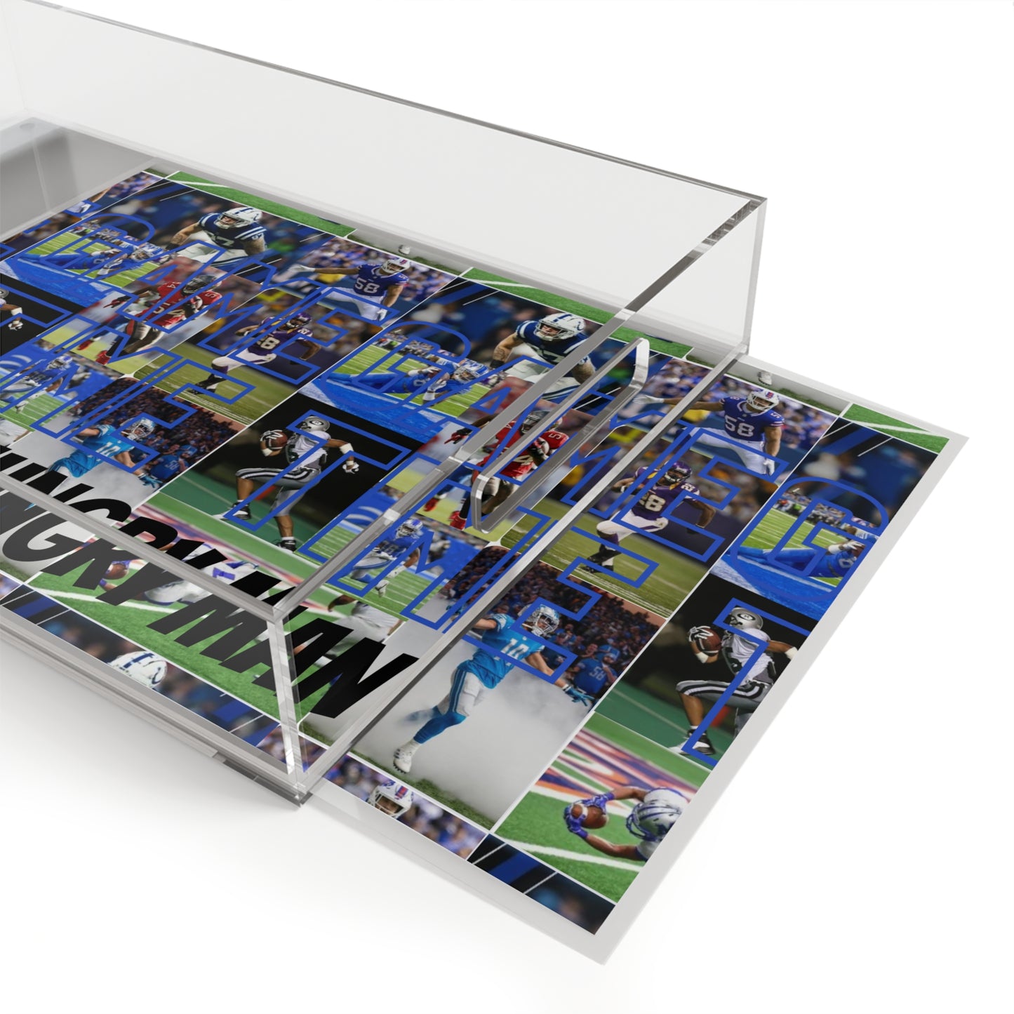 Sporty Acrylic Serving Tray, Game Day Decor, Hungry Man Theme, Kitchen Accessories, Hostess Gift, Football Party
