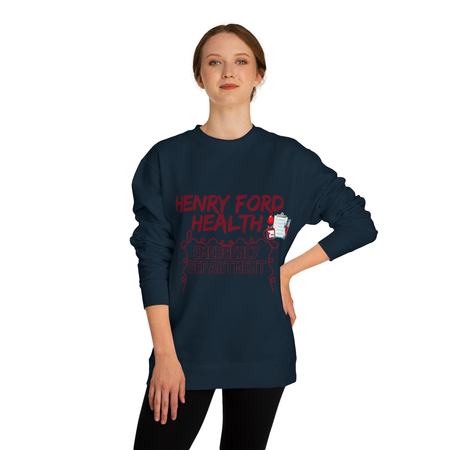 Vinetta Henry Ford Health Unisex Crew Neck Sweatshirt, Comfortable Sweater, Gift for Healthcare Workers, Casual Wear, Inspirational Apparel, [...]