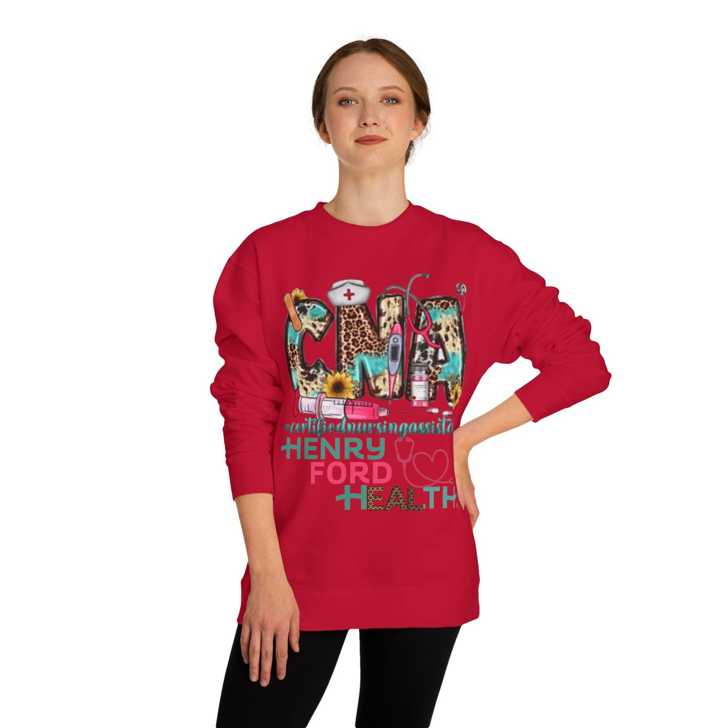 Henry Ford Health cna Crew Neck Sweatshirt, Comfortable Sweater, Gift for Healthcare Workers, Casual Wear, Inspirational Apparel, [...]