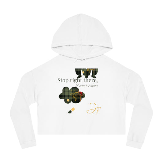 Diva’s Mission-Women’s Cropped Hooded Sweatshirt