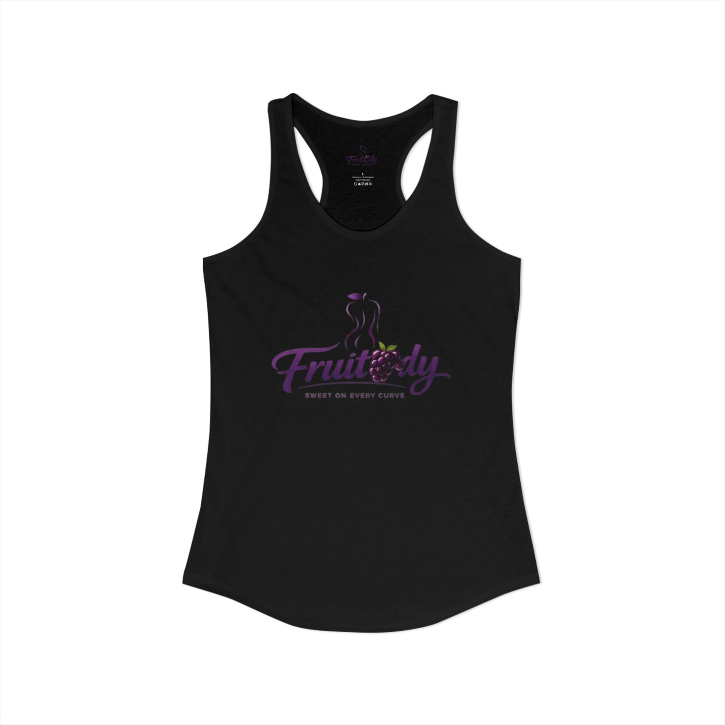 Black Women's Fruitody grapes Racerback Tank