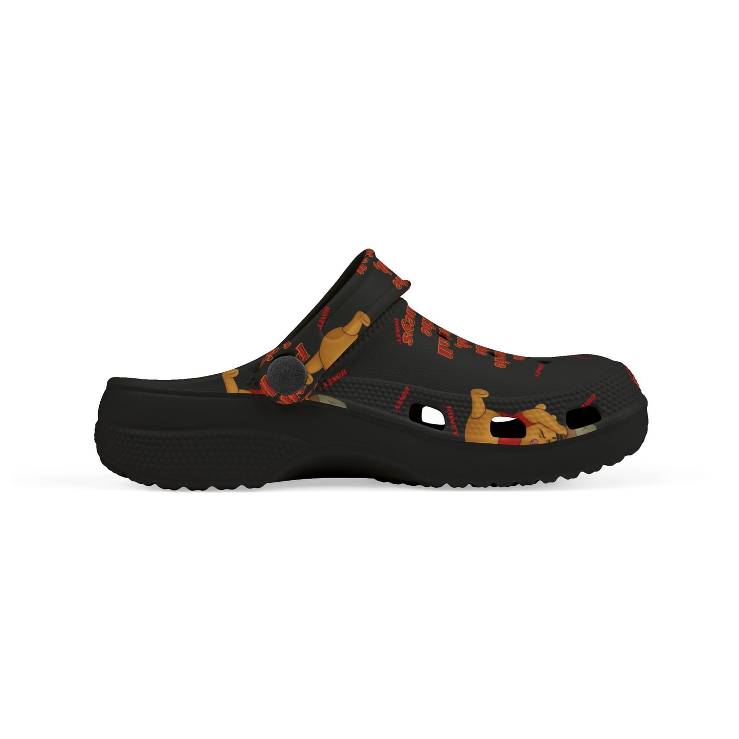Kids crocs — Cute Winnie-the-Pooh All-Over Print Slip-Ons