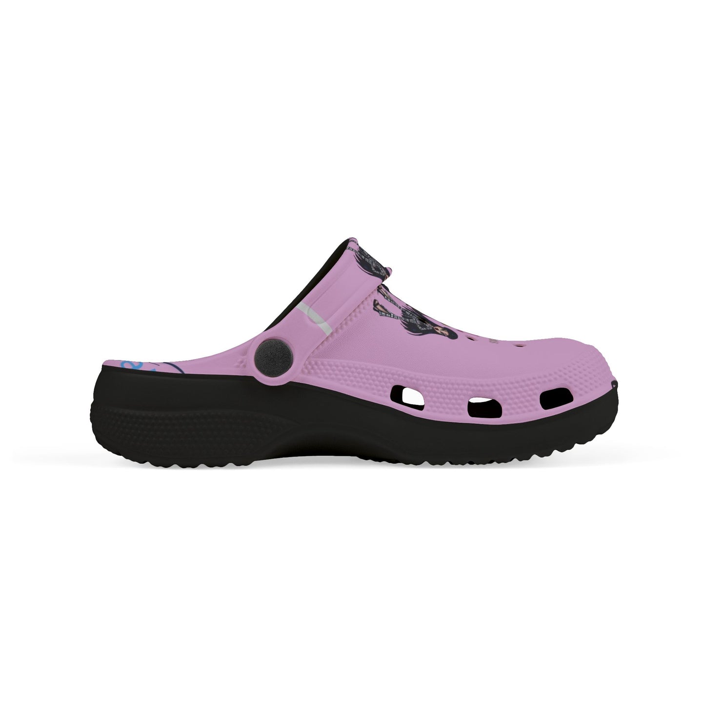 Kids Pink Anime Girl Crocs — “I Make Summertime Better” EVA Foam Sandals