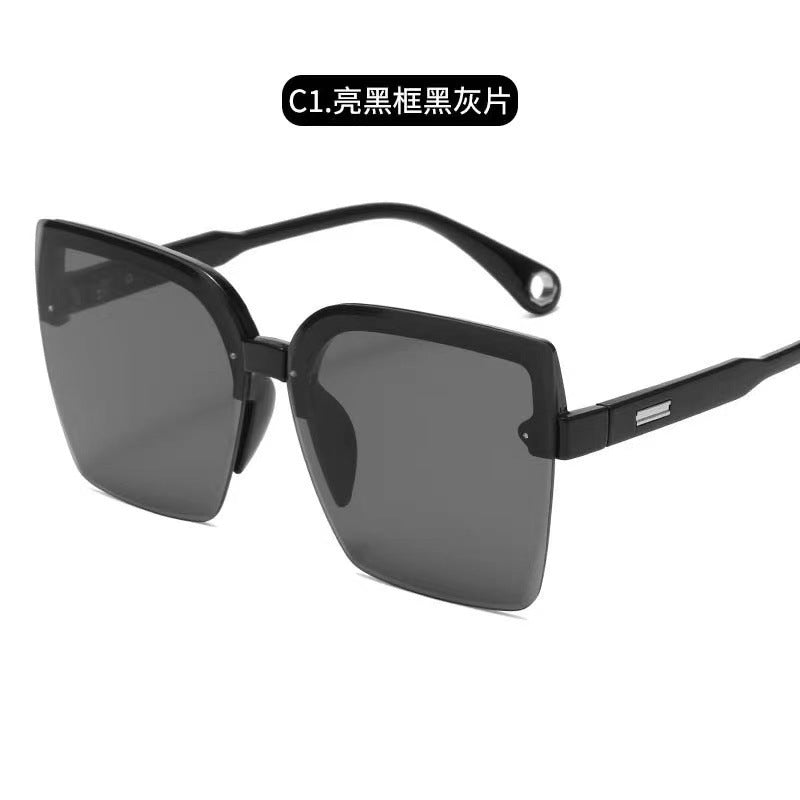 2026 Women's Oversized Diamond-Studded Sunglasses