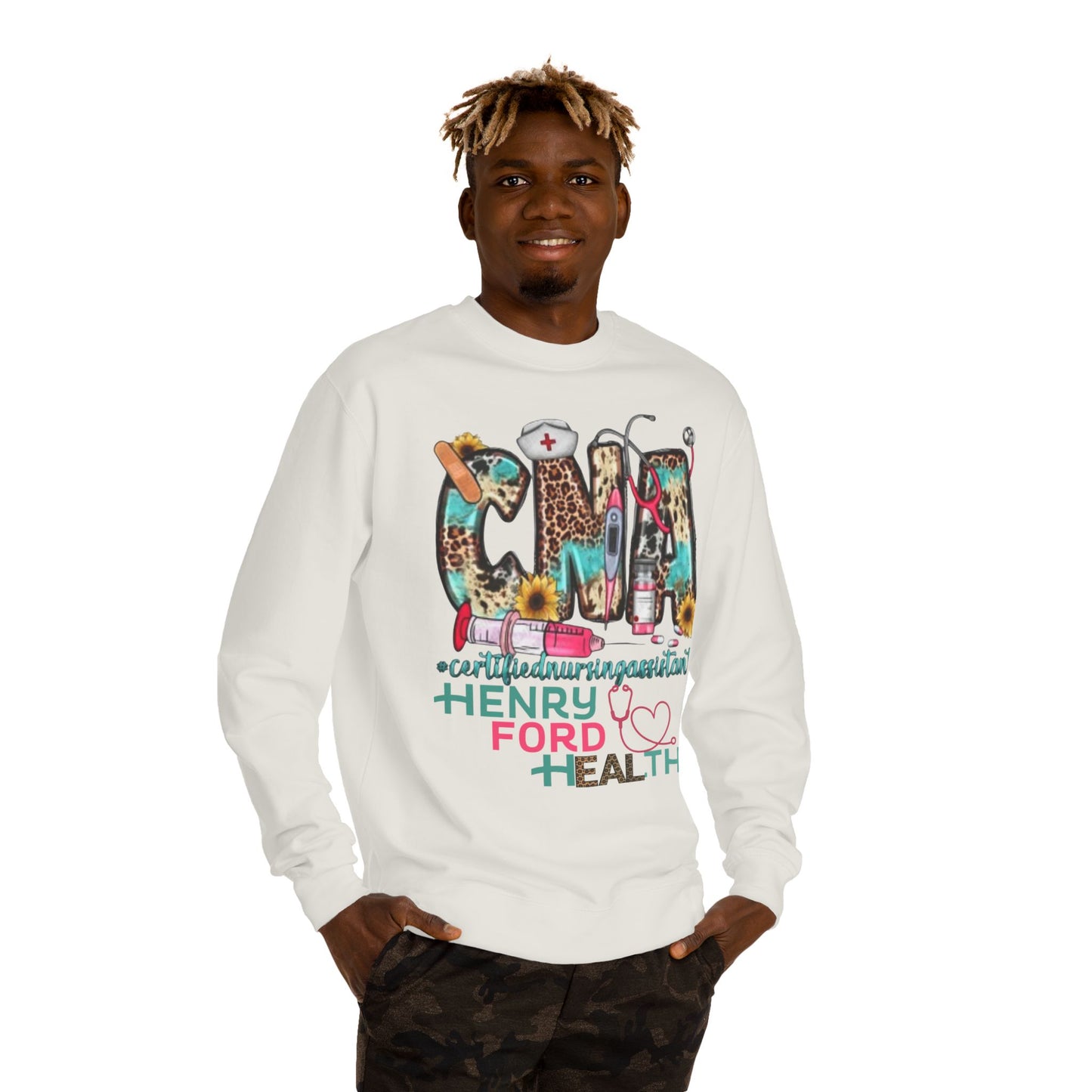 Henry Ford Health cna Crew Neck Sweatshirt, Comfortable Sweater, Gift for Healthcare Workers, Casual Wear, Inspirational Apparel, [...]