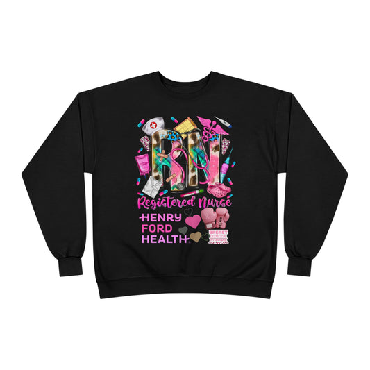 RN Nurse breast cancer Crewneck Sweatshirt | Eco-Friendly Gift for Healthcare Workers, Perfect for Nurse Appreciation, Mother's Day, Birthdays, [...]