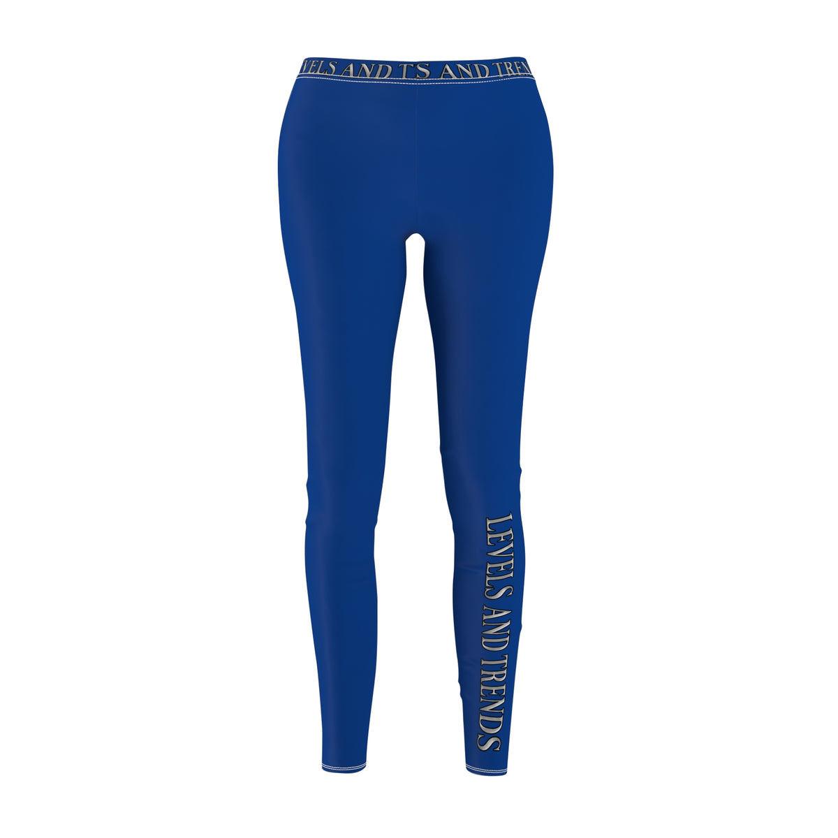 Blue Levels and Trends Leggings — All-Over Printed Casual Women's Leggings