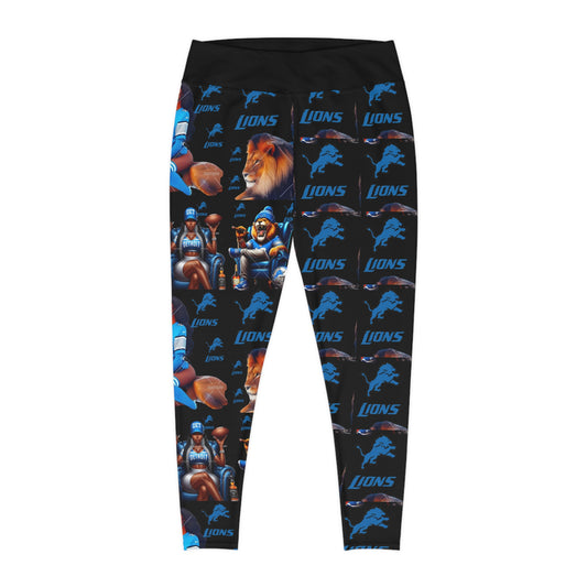 Lions-Plus Size Graphic Leggings - Fun and Comfortable Workout Wear, Casual Lounge Leggings, Gift for Fitness Enthusiasts, Holiday [...]