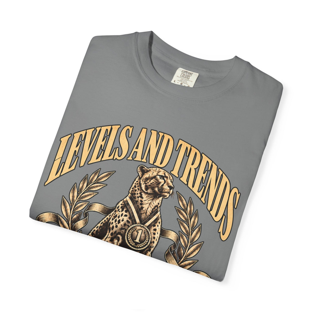 Levels and Trends "The Goal Is to Never Stop" Graphic T-Shirt