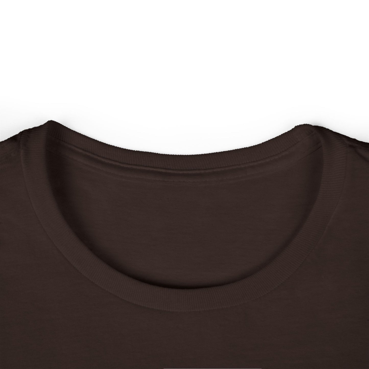 White Women's Tee - 'Diva's Mission' Script Logo Graphic
