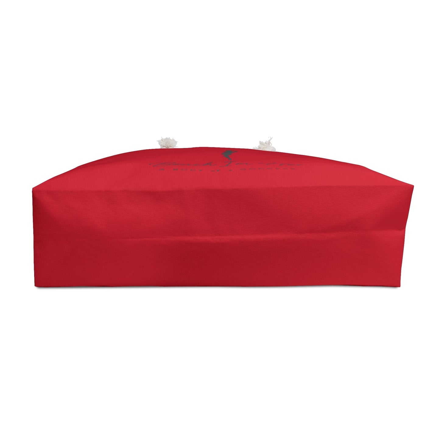 Weekender Bag — 'Beach In Her' Red Travel Tote (A Body of a Goddess)