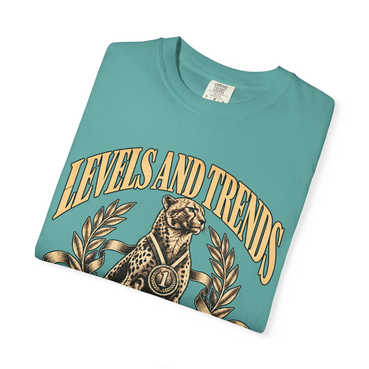 Levels and Trends "The Goal Is to Never Stop" Graphic T-Shirt