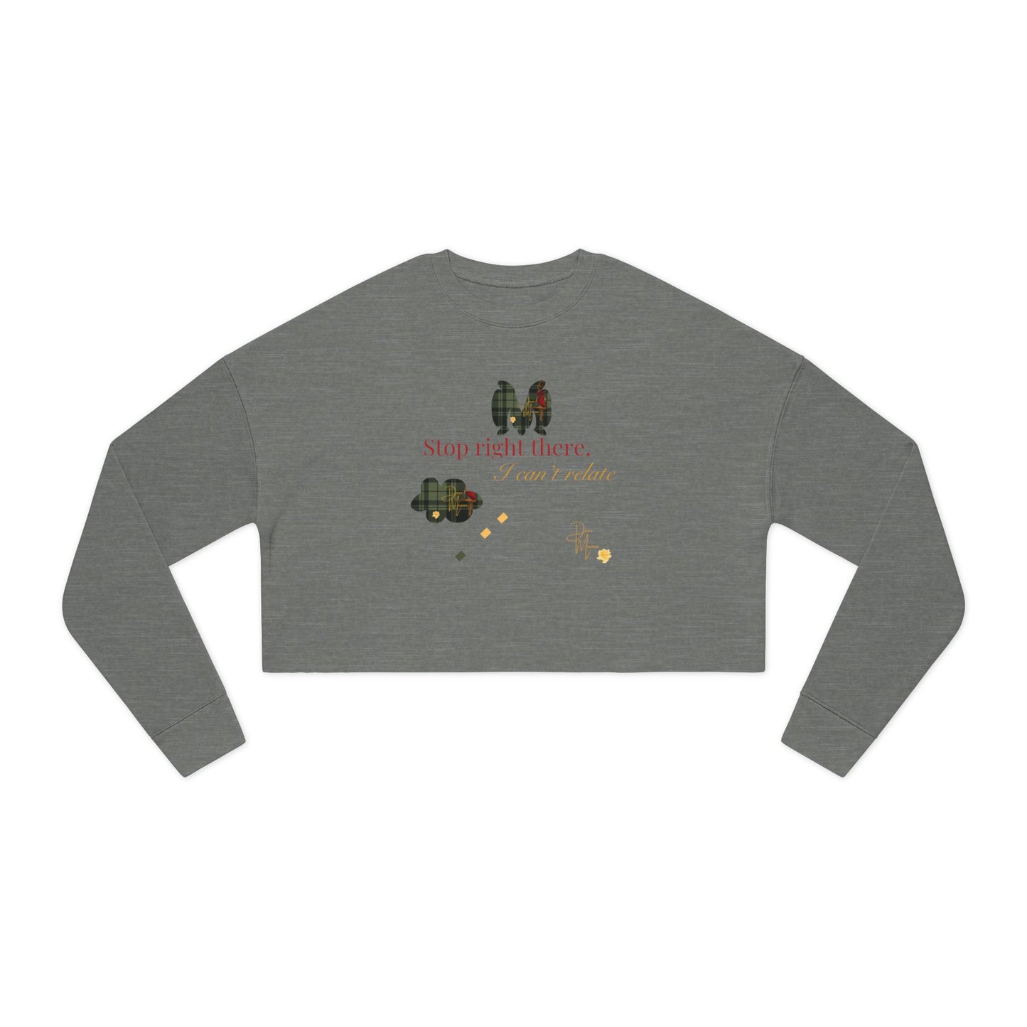 Divas Mission-Women's Cropped Sweatshirt