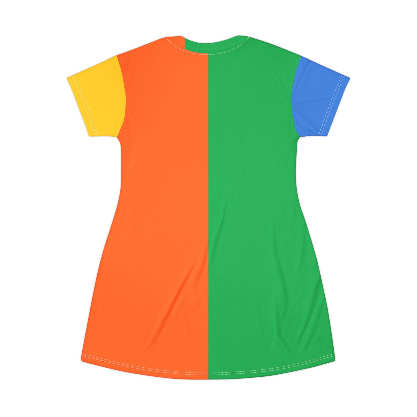 This is Confirmation-Colorblock T-Shirt Dress