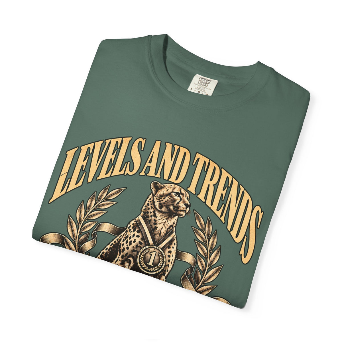 Levels and Trends "The Goal Is to Never Stop" Graphic T-Shirt