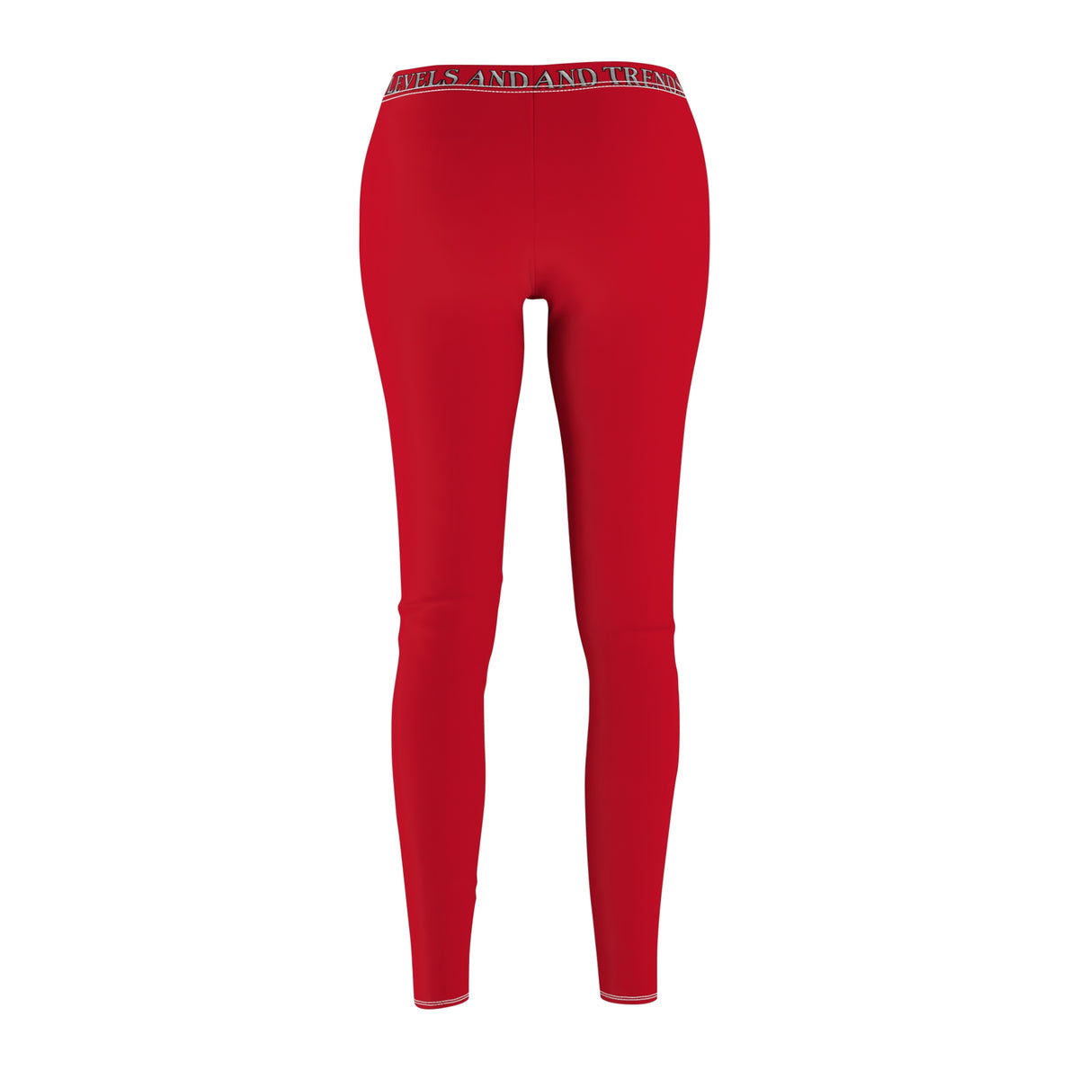 Red Levels and Trends Leggings — All-Over Printed Casual Women's Leggings