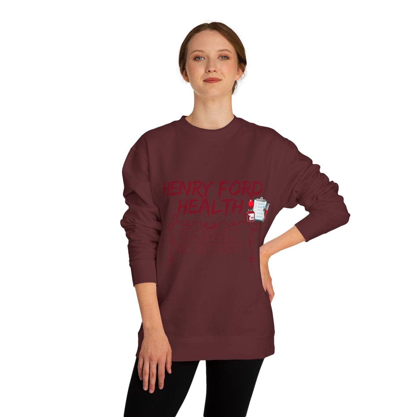 Vinetta Henry Ford Health Unisex Crew Neck Sweatshirt, Comfortable Sweater, Gift for Healthcare Workers, Casual Wear, Inspirational Apparel, [...]
