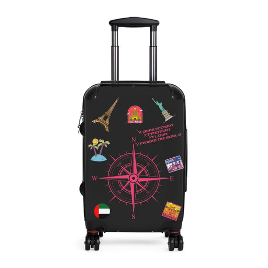 Around the world” Travel Suitcase Passport Bank Account Flight Around the World Checklist Hoodie