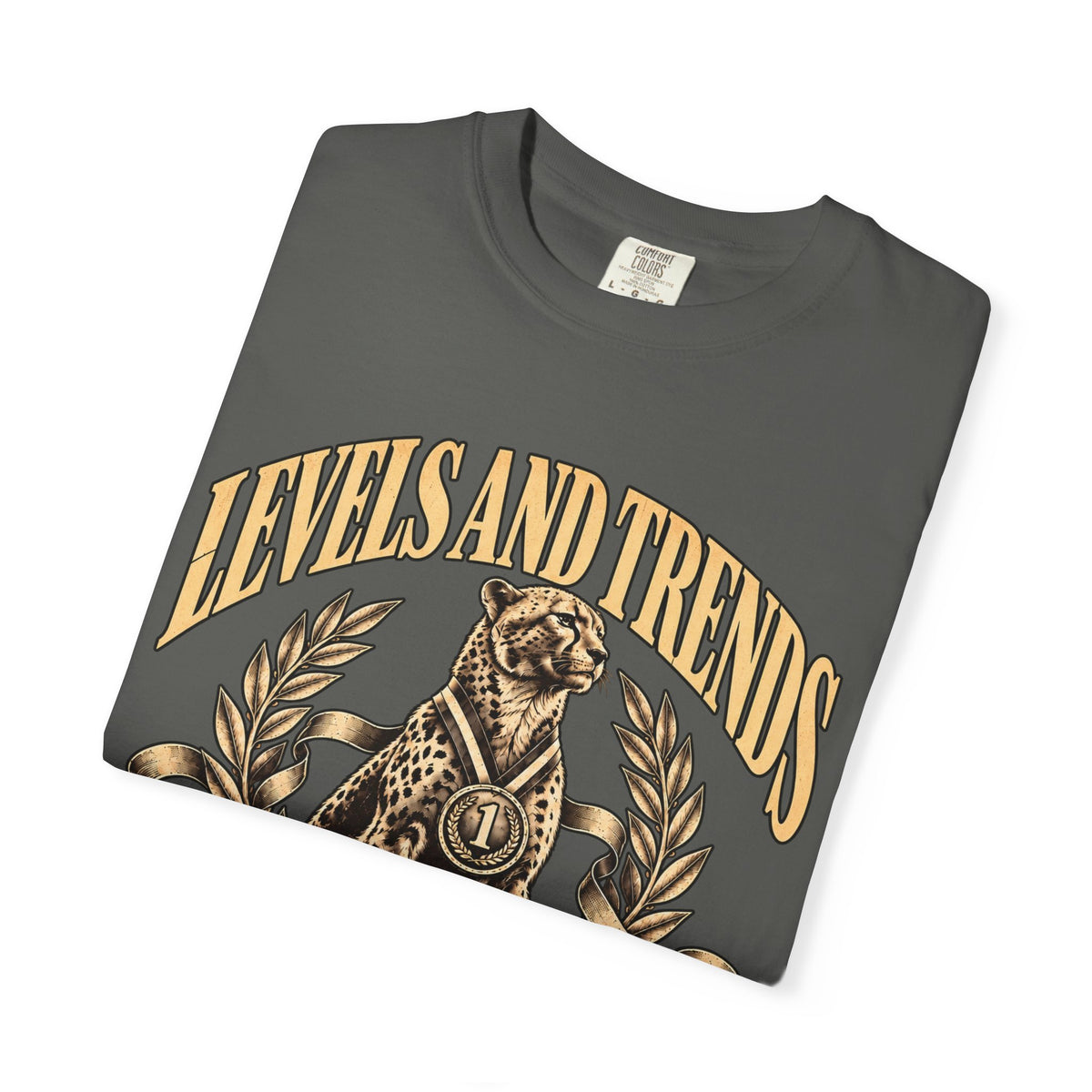 Levels and Trends "The Goal Is to Never Stop" Graphic T-Shirt