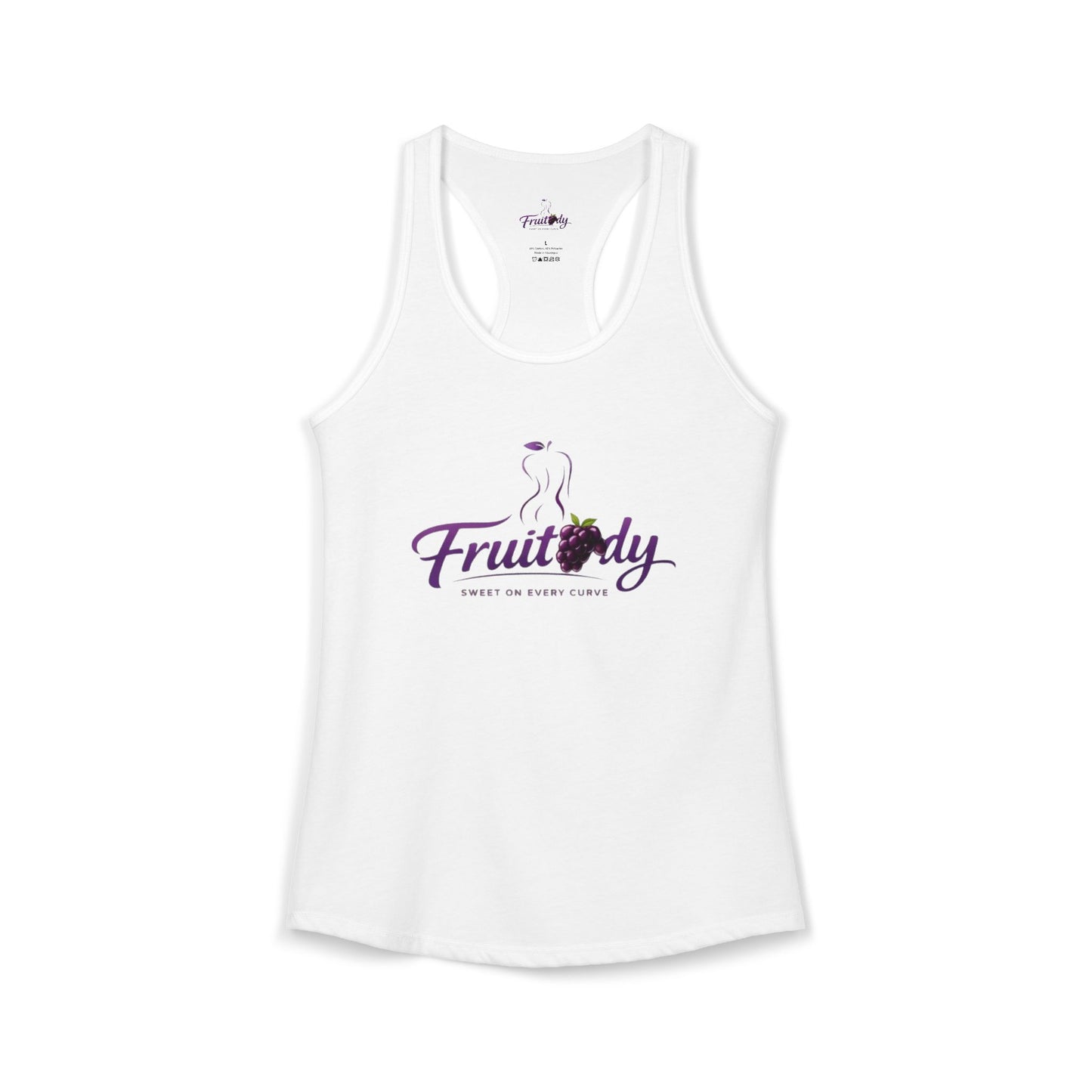 Black Women's Fruitody grapes Racerback Tank