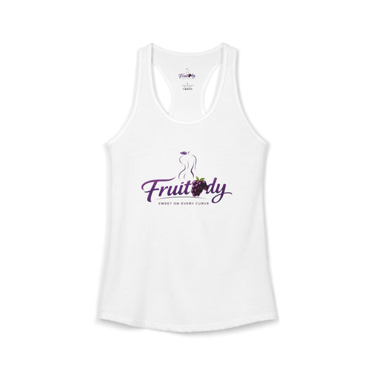 Black Women's Fruitody grapes Racerback Tank
