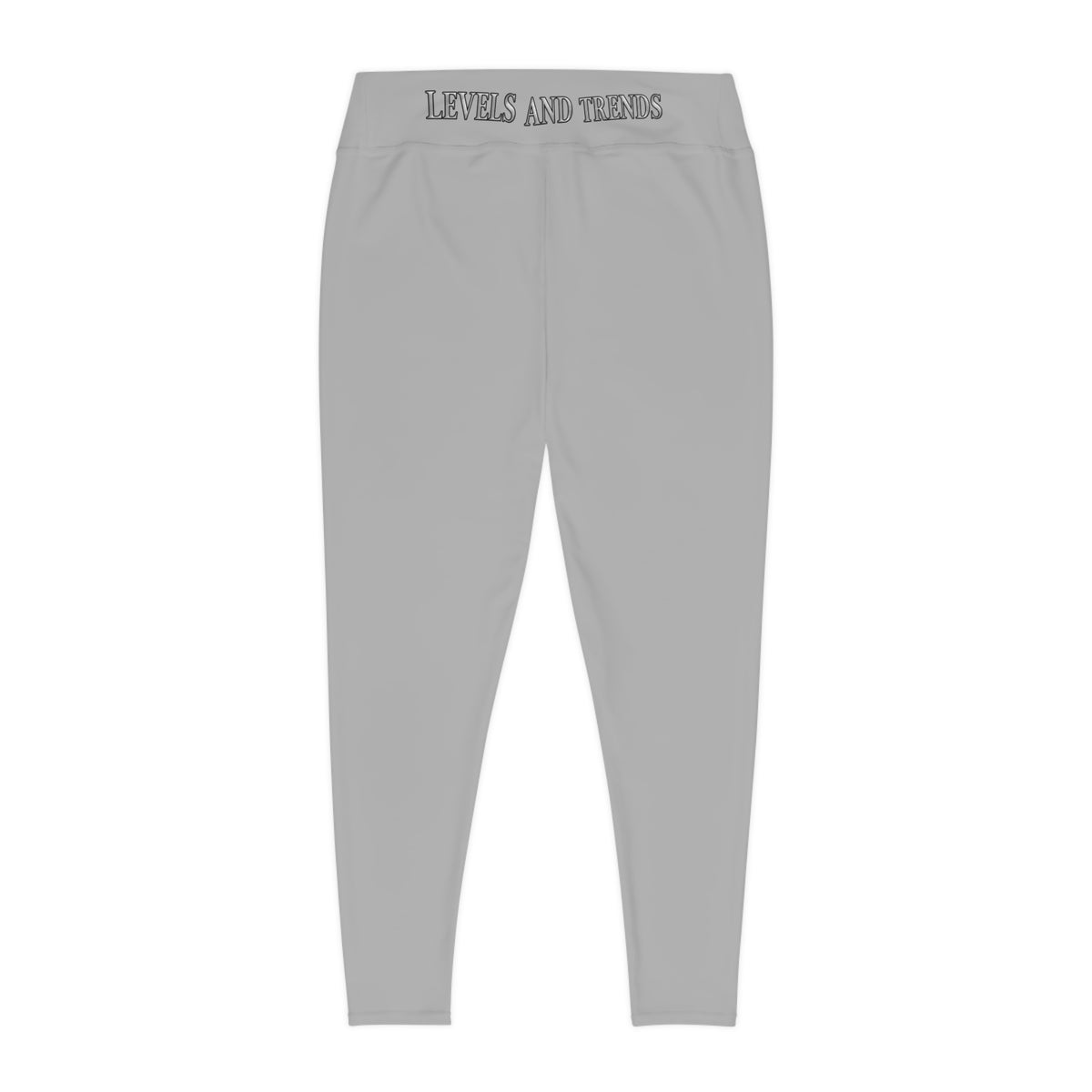 Plus Size Leggings - gray  'Levels and Trends' All-Over Print