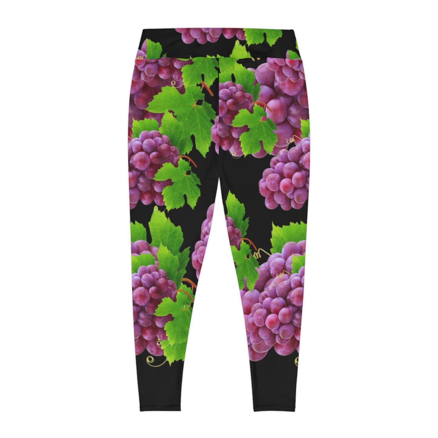 Plus Size FRUITODY GRAPE-Leggings