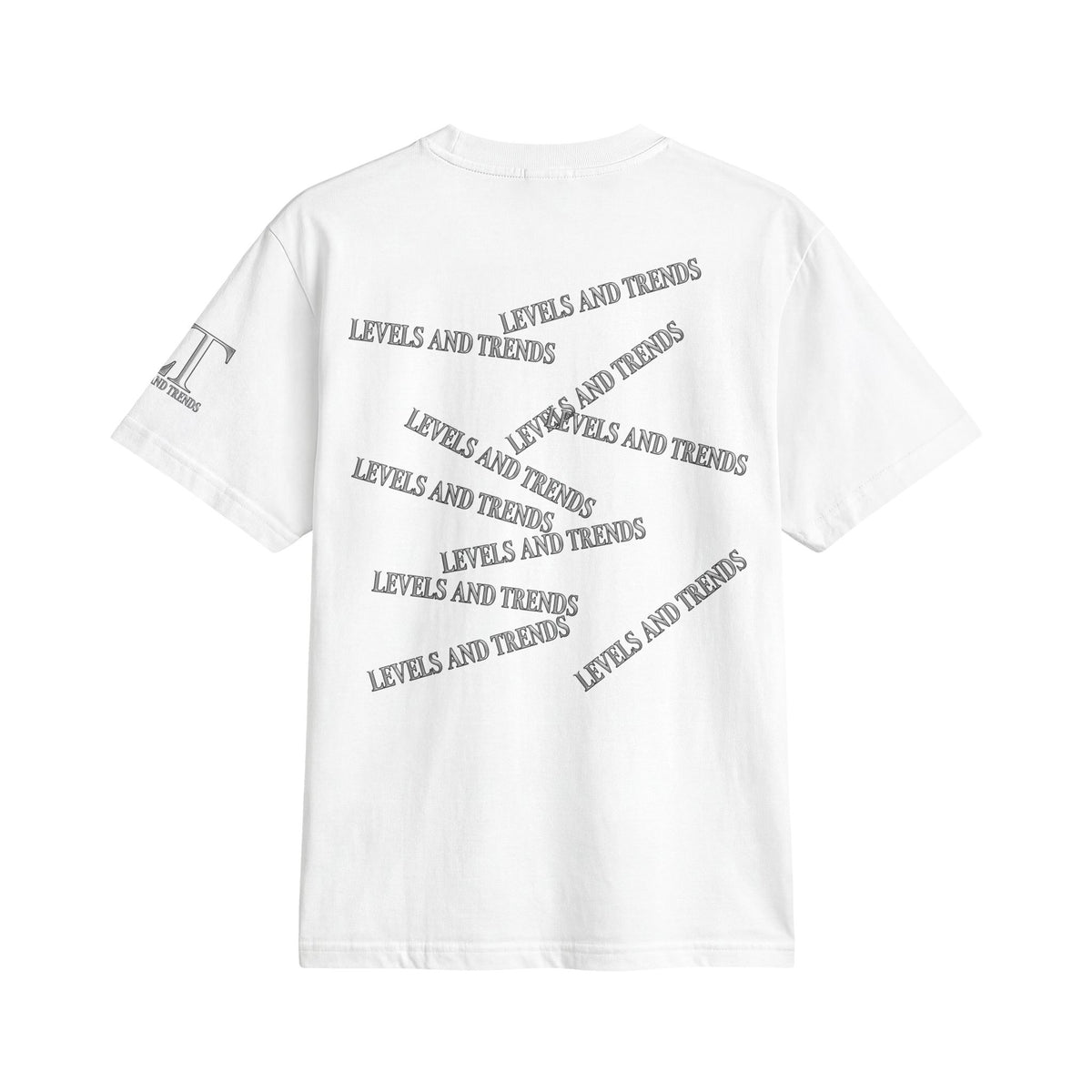 Levels and trends Active Unisex T‑Shirt — Minimal White Athletic Tee