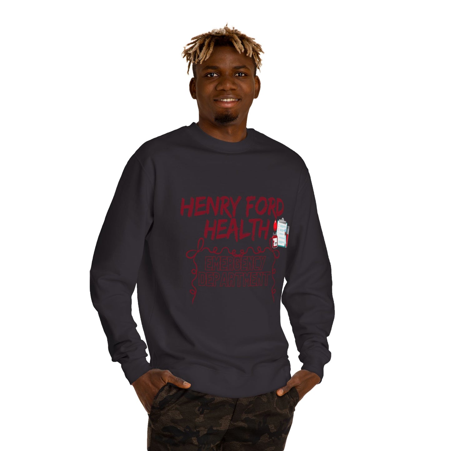Vinetta Henry Ford Health Unisex Crew Neck Sweatshirt, Comfortable Sweater, Gift for Healthcare Workers, Casual Wear, Inspirational Apparel, [...]