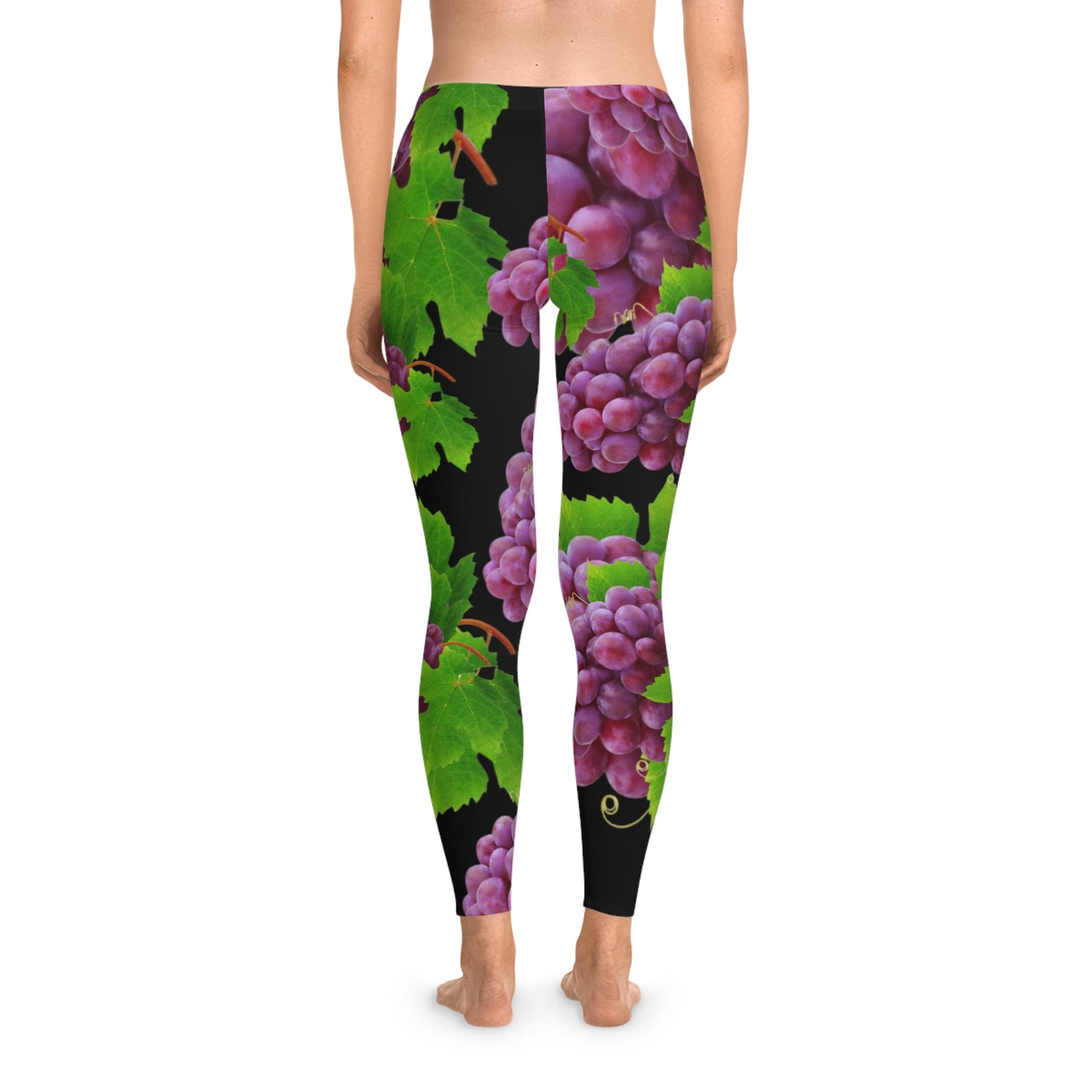 Grapes print-leggings Fruitody