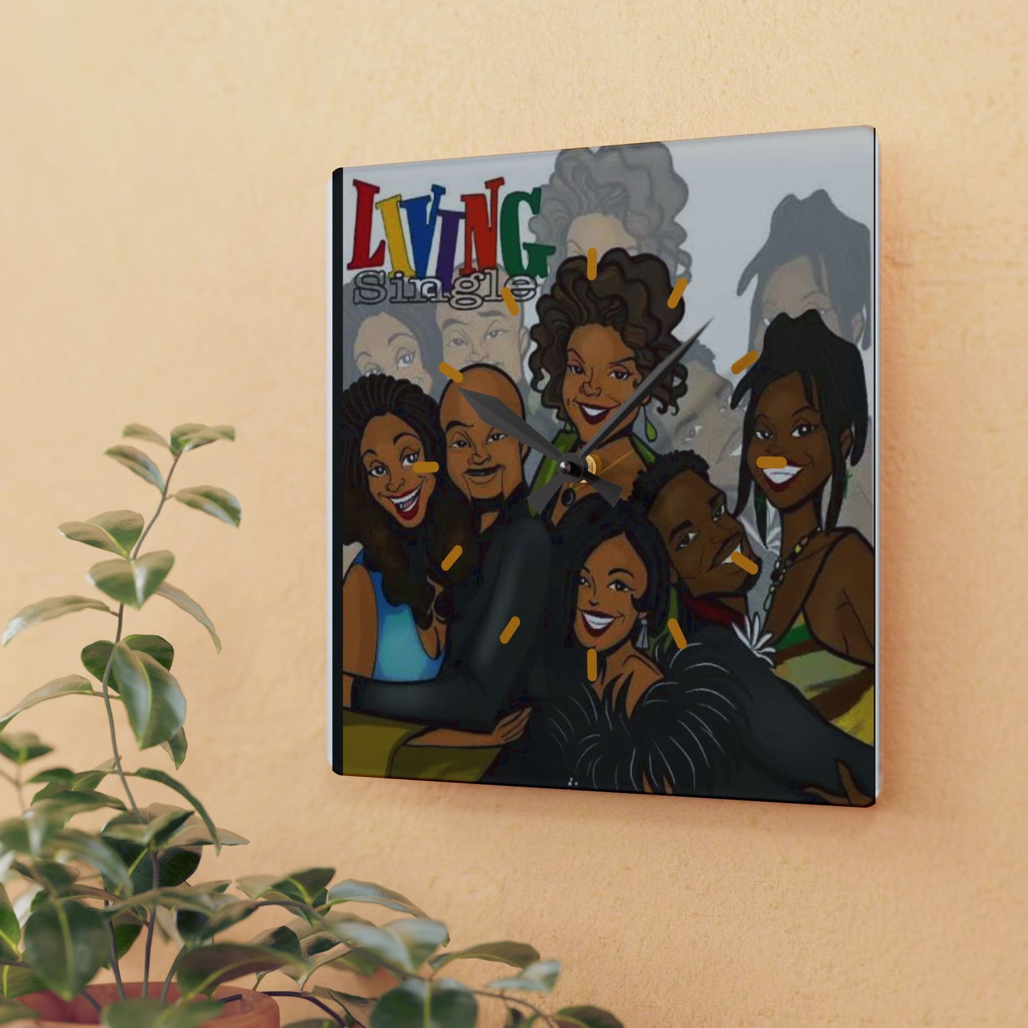 Living single-Acrylic Wall Clock