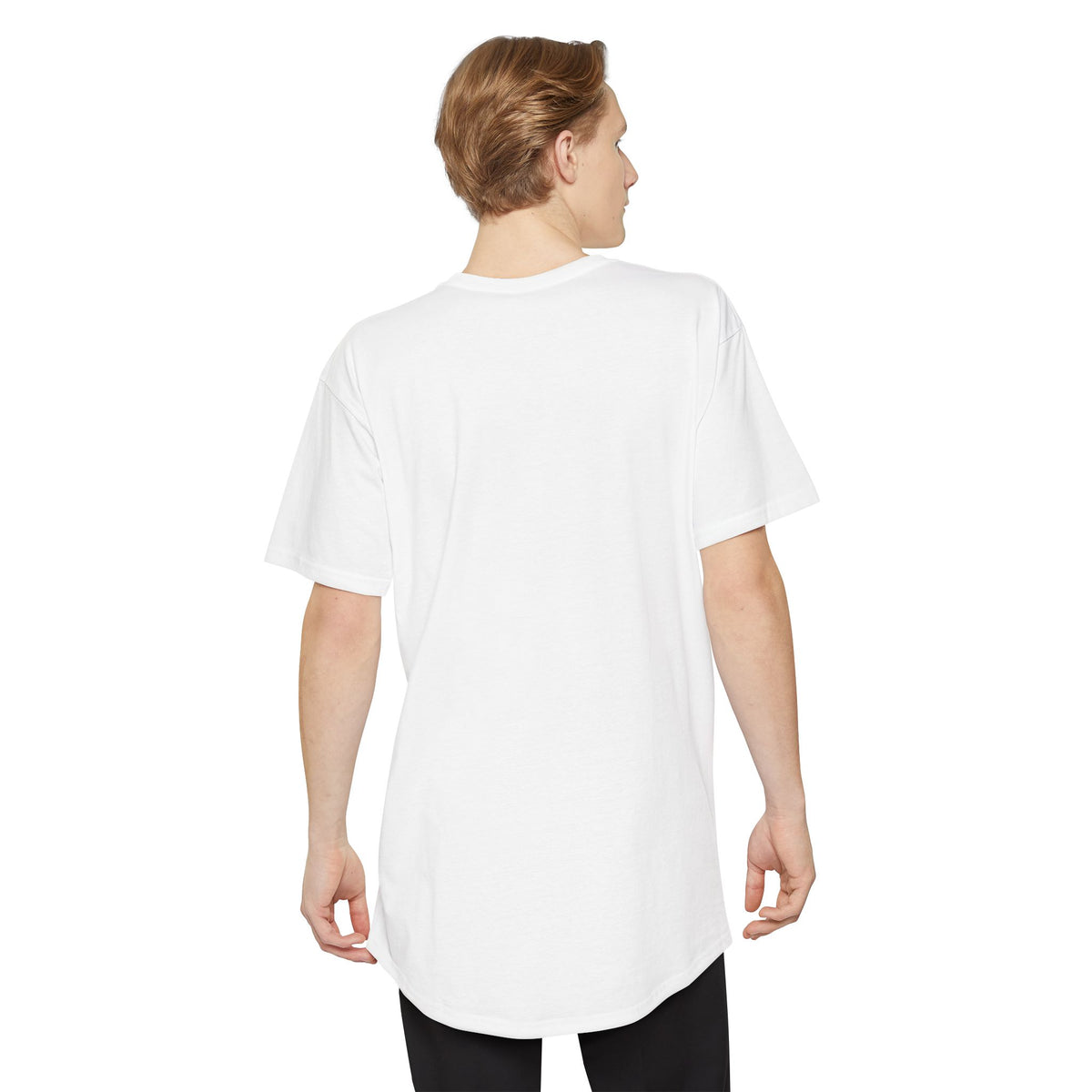 LT Levels and Trends Pink Logo Longline Tee
