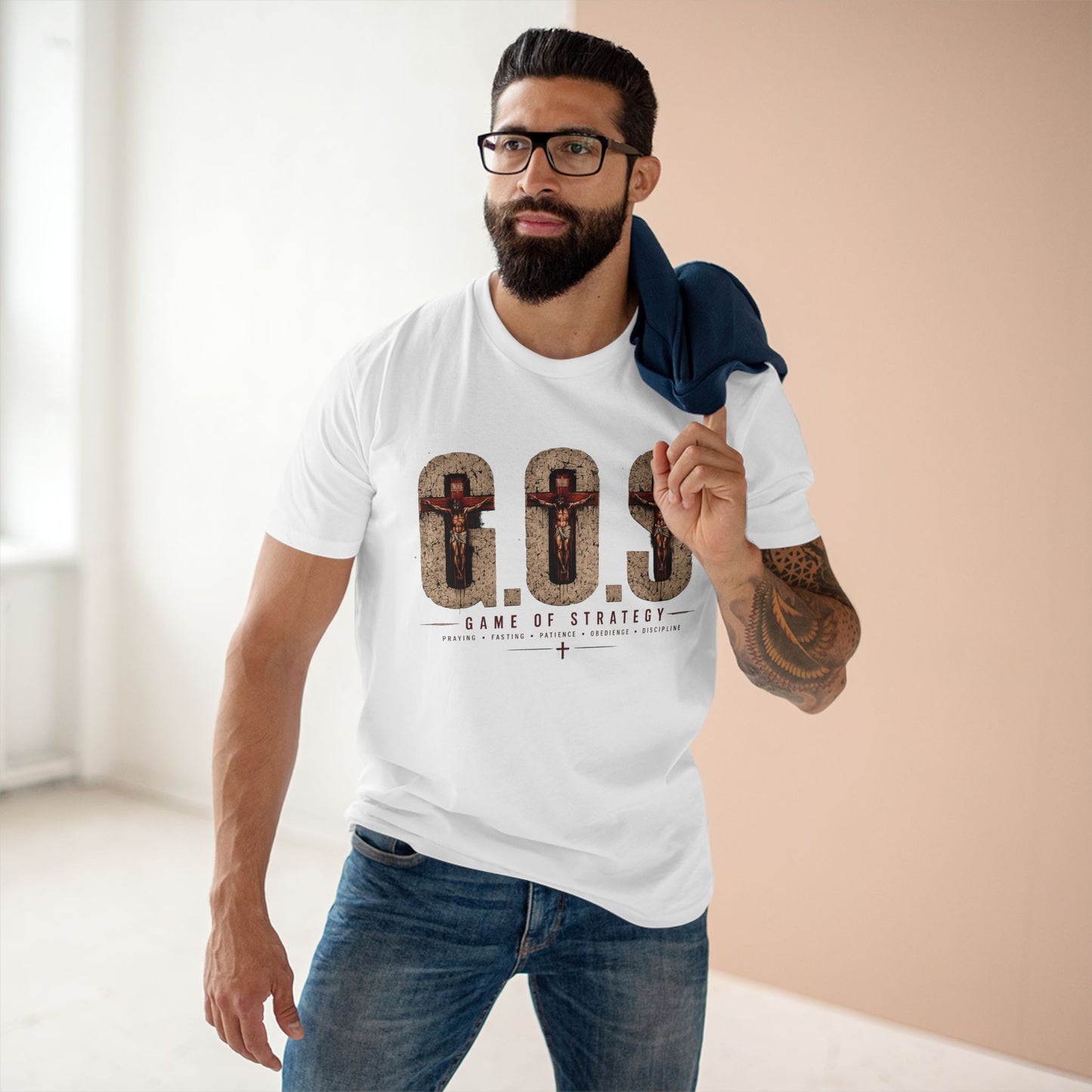 Game of Strategy Chess T-Shirt — Vintage Crossboard Graphic Tee