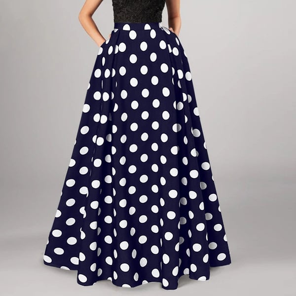Retro Polka Dot Women's Swing Dress