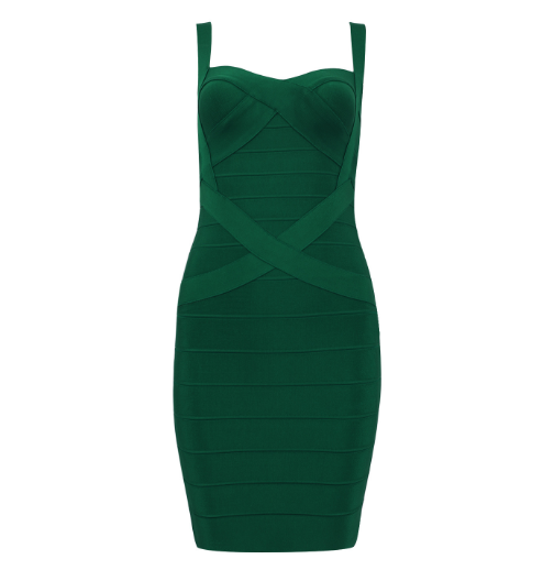 Women's Club Party Dress, Sexy Bodycon Green Dress