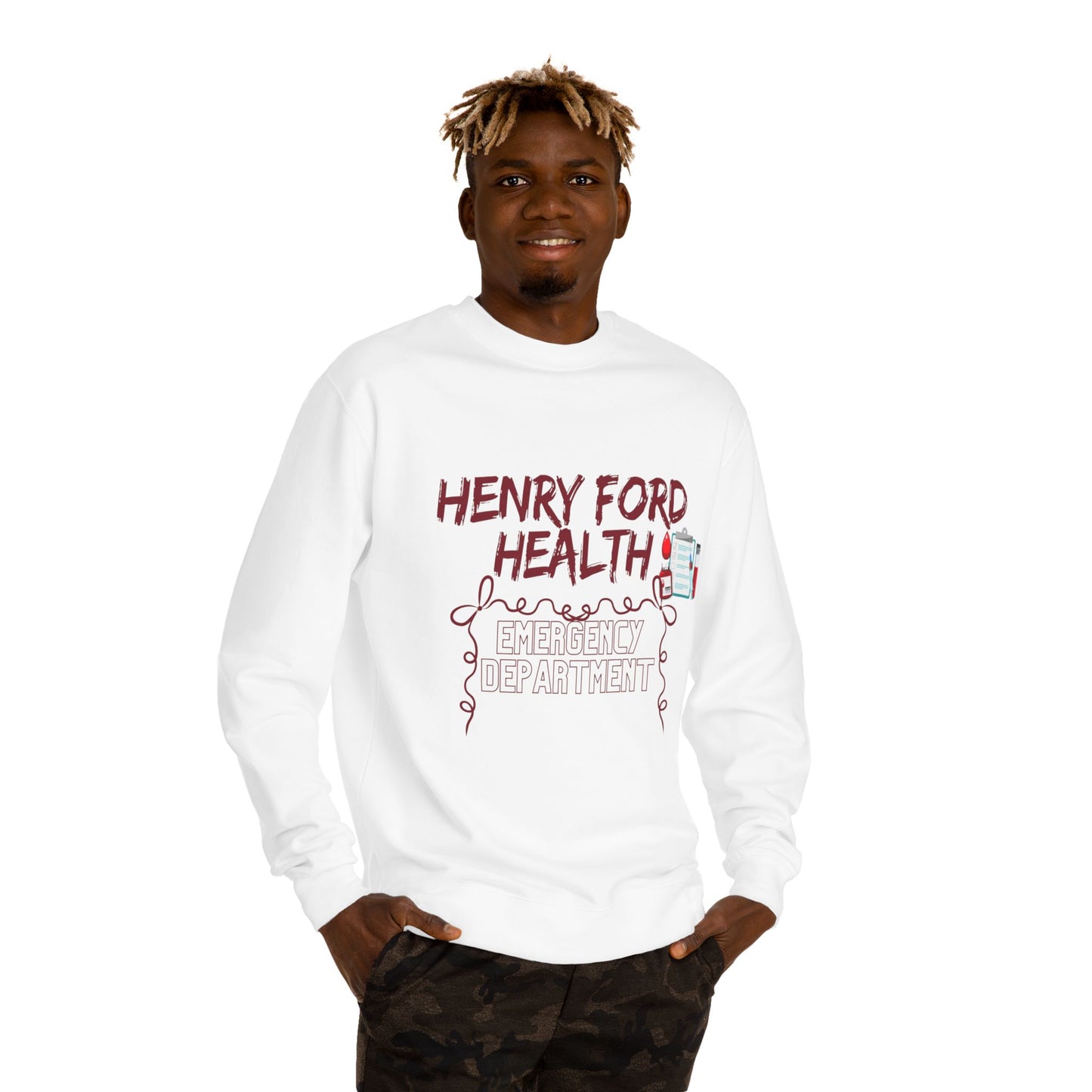 Vinetta Henry Ford Health Unisex Crew Neck Sweatshirt, Comfortable Sweater, Gift for Healthcare Workers, Casual Wear, Inspirational Apparel, [...]