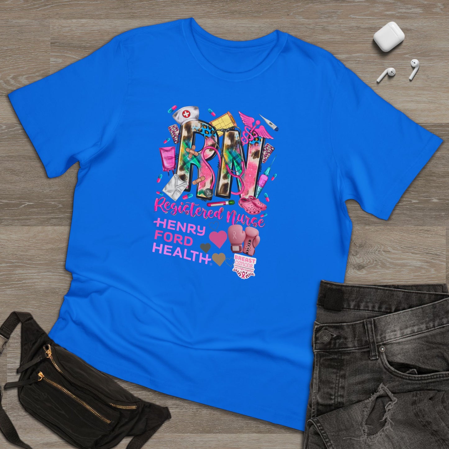 Nurse Pride Unisex T-Shirt, RN Registered Nurse Tee, Healthcare Appreciation Gift, Medical Profession Shirt, Fun Nurse Shirt