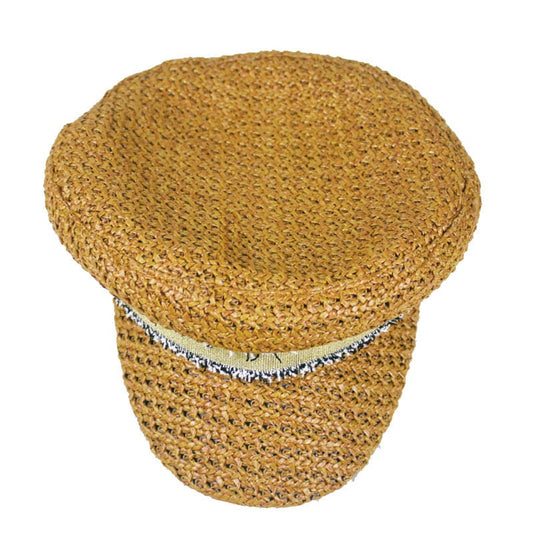 Duck Tongue Military Cap with PP Grass Design