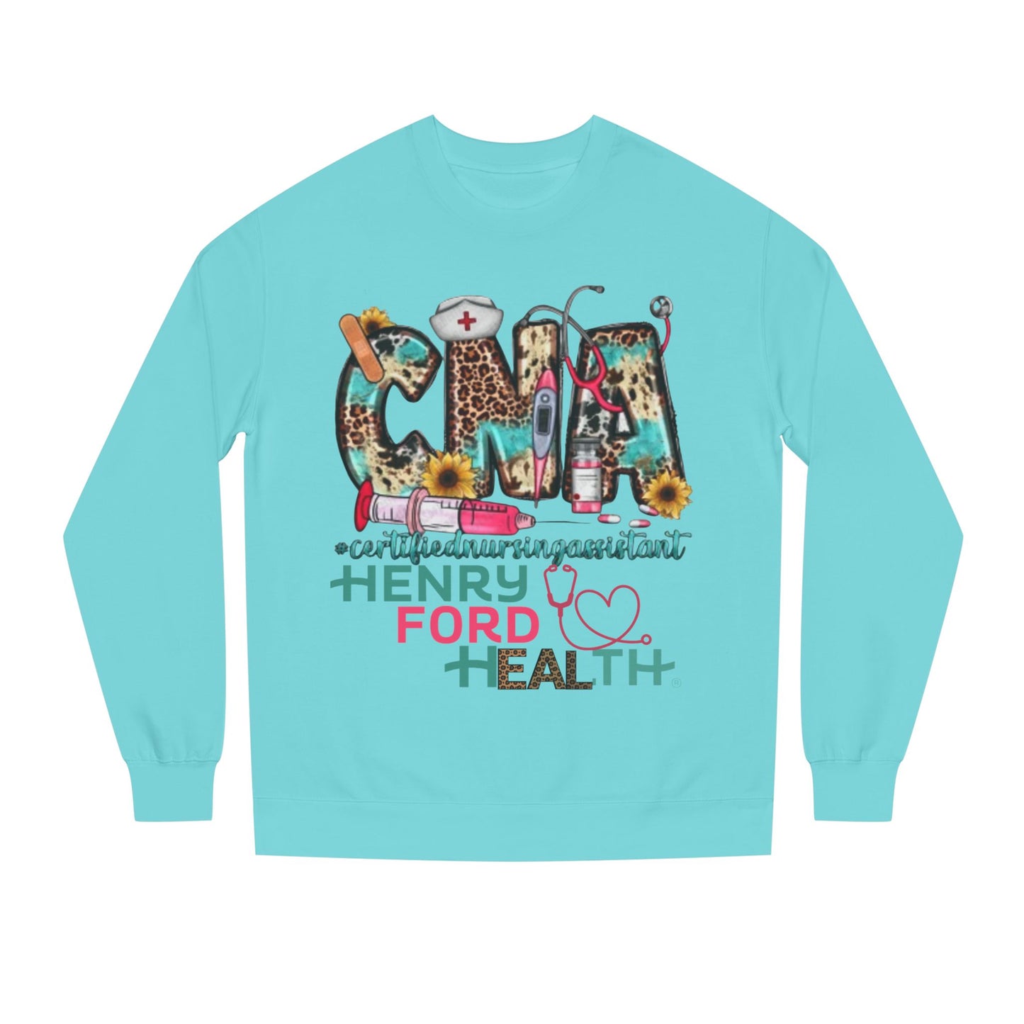 Henry Ford Health cna Crew Neck Sweatshirt, Comfortable Sweater, Gift for Healthcare Workers, Casual Wear, Inspirational Apparel, [...]