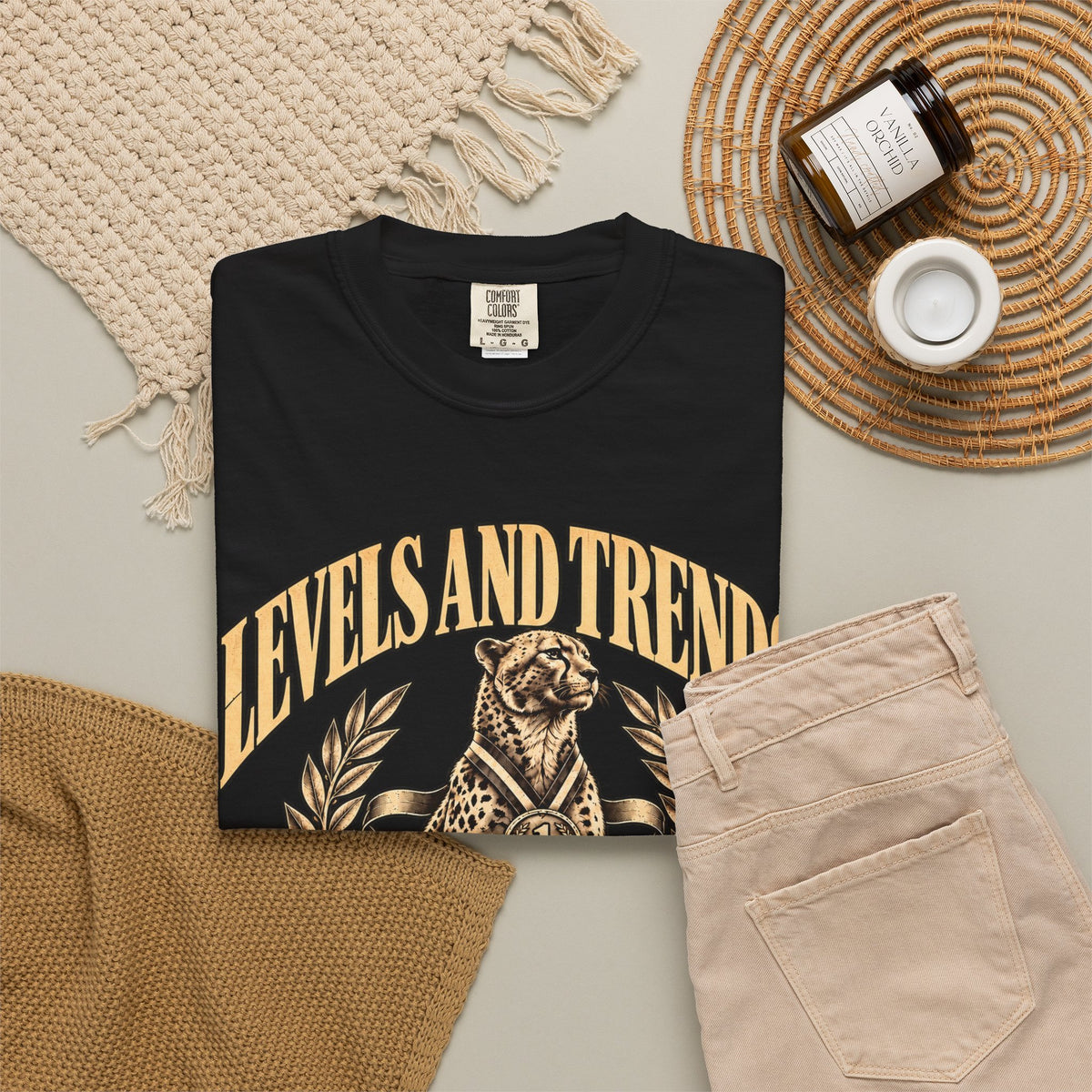 Levels and Trends "The Goal Is to Never Stop" Graphic T-Shirt