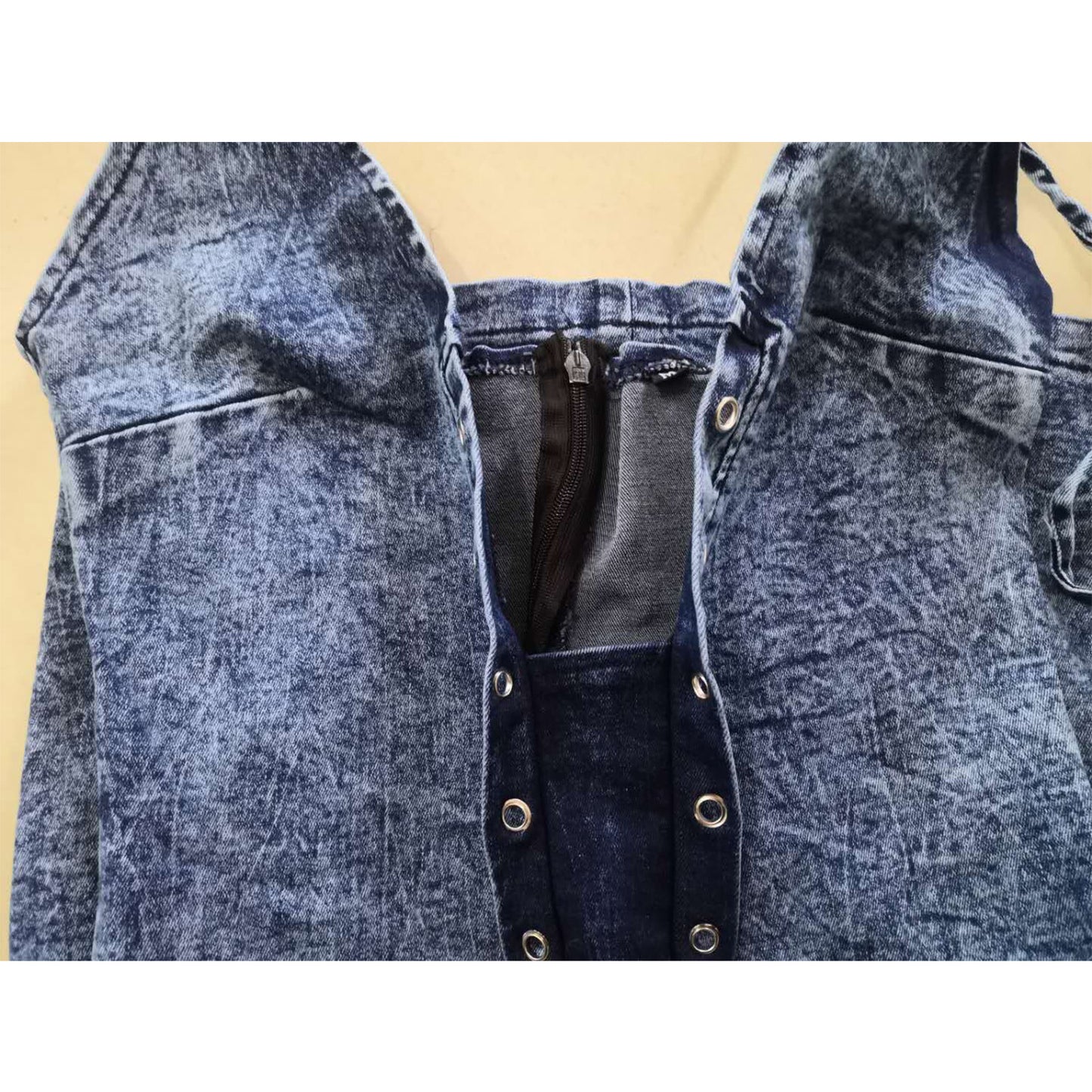Stretchy Denim Bodycon Skirt