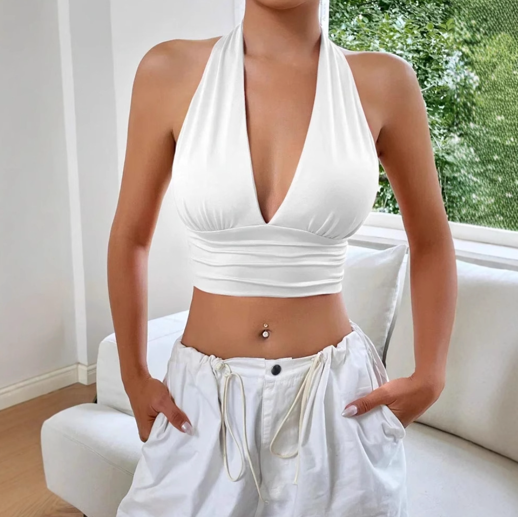 Backless Hollow-Out Summer Top