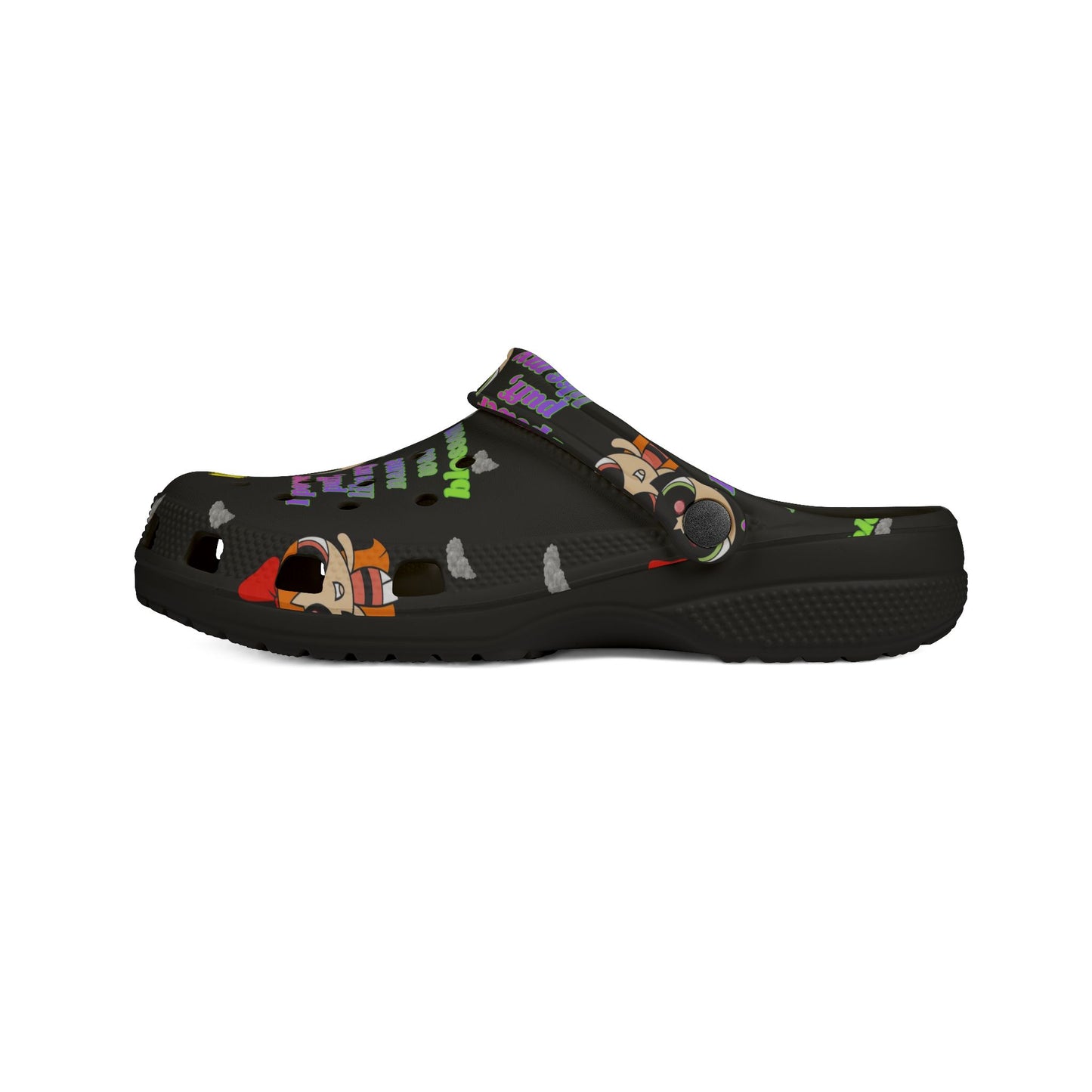 Powerpuff crocs - 'Think Blossom' Cartoon Slip-On Shoes